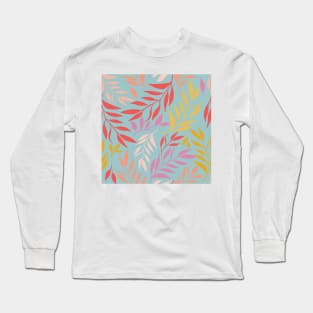 Pretty leaf repeat pattern Long Sleeve T-Shirt